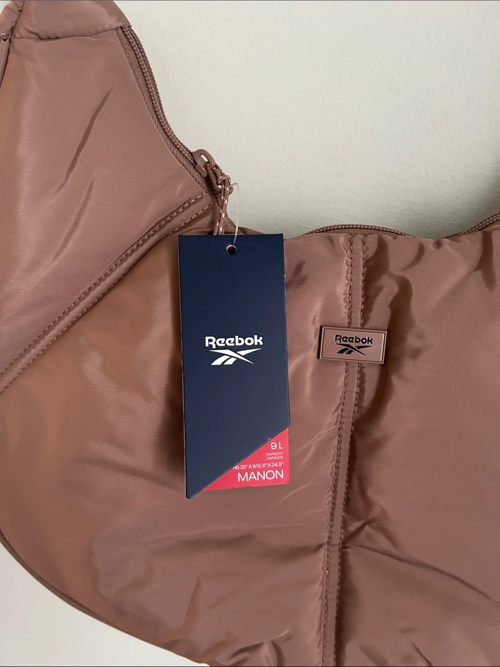 Reebok Women’s Crescent Shoulder Bag in Mauve Brown